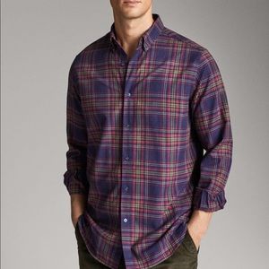 Massimo Dutti men’s checked button down